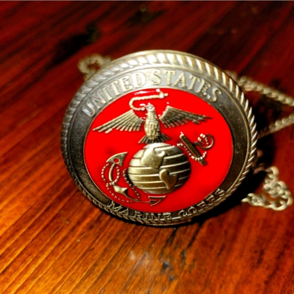 USMC pocket watch